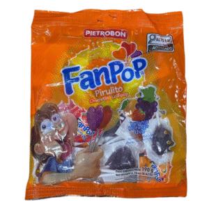 Chupetes de Naranja, Uva y Fresa - FanPop (90g)