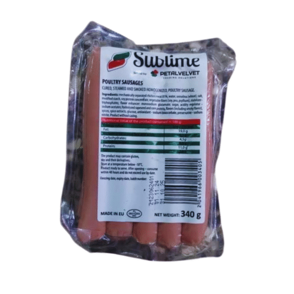 Salchichas de Pollo (340g)