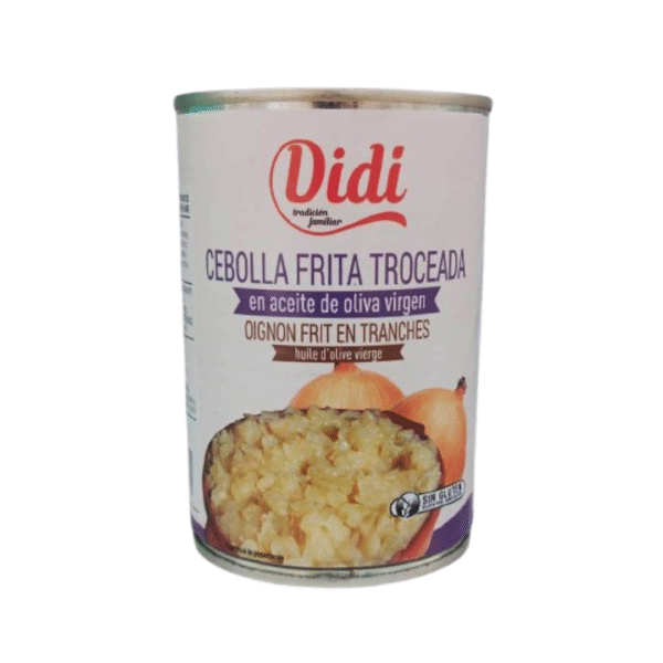 Cebolla Frita Troceada en Aceite de Oliva - Didi (390g)