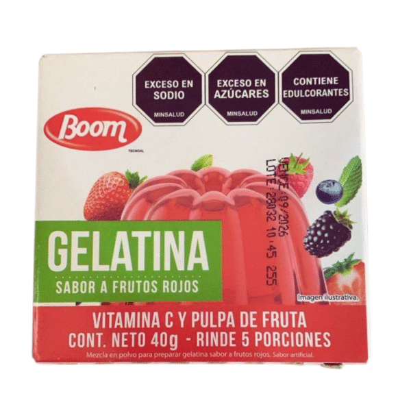 Gelatina de Frutos Rojos - Royal (40g)