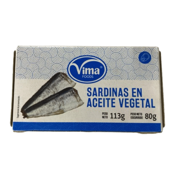 Sardina en Aceite Vegetal - Vima (113g)