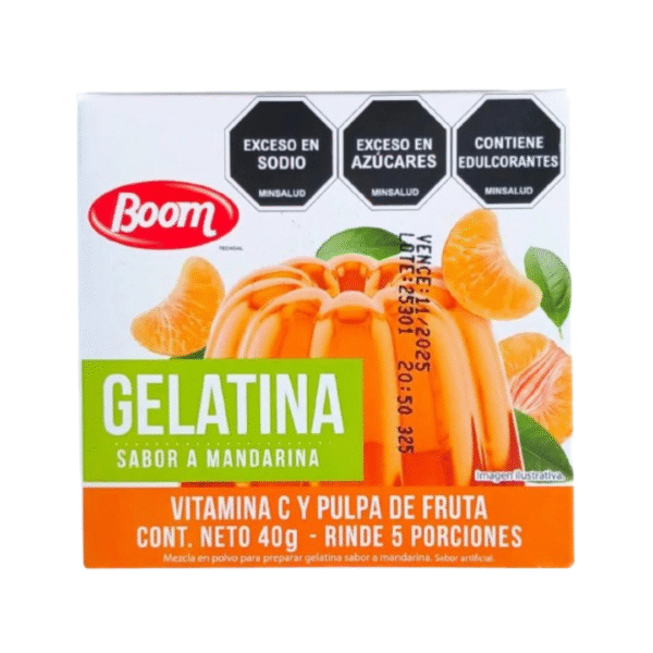 Gelatina de Mandarina - Boom (40g)