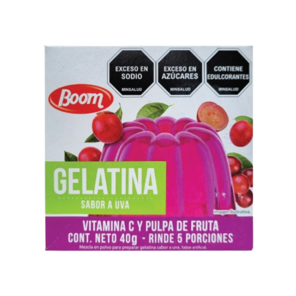 Gelatina de Uva - Boom (40g)