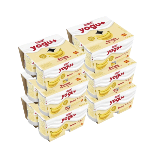 Yogurt Plátano - Yogu+ Feiraco (24U x 125g)