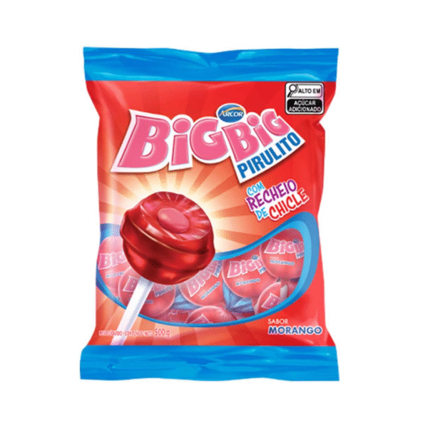 Chupa Chupa de Fresa - Big Big (500g)