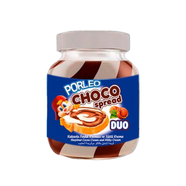 Crema de Avellana con Cacao y Crema de Leche - Porleo (350g)