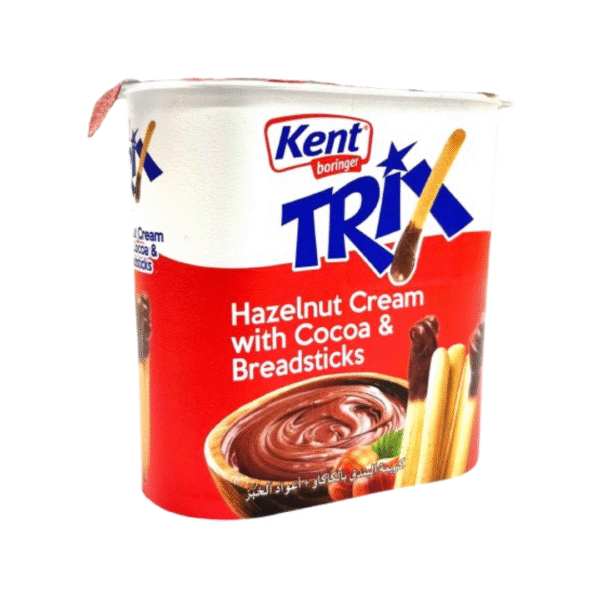 Crema de Avellanas con Cacao y Palitos de Pan - Trix (56g) Crema de Avellanas con Cacao y Palitos de Pan - Trix (56g)