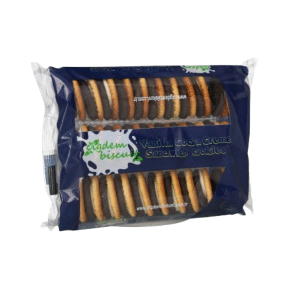 Galletas Dulces de Chocolate y Vainilla con Crema de Cacao - Cigdem (370g)