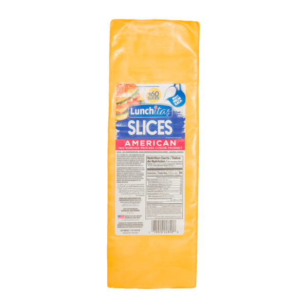 Queso Slices American - Lunchitas (5lb) Queso Slices American - Lunchitas (5lb)