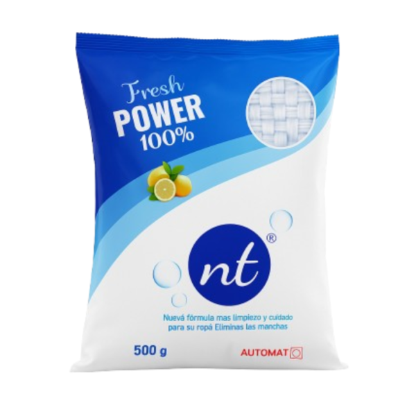 Detergente de Limón - Fresh Power (500g) Detergente de Limón - Fresh Power 100% (500g)