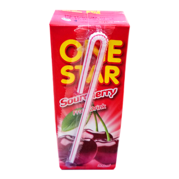 Jugo de Cereza - One Star (27U x 200ml) Caja de Jugo de Cereza - One Star (27U x 200ml)