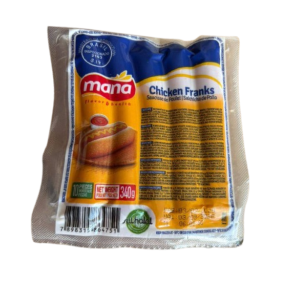 Salchicha de Pollo - Mana (340g)