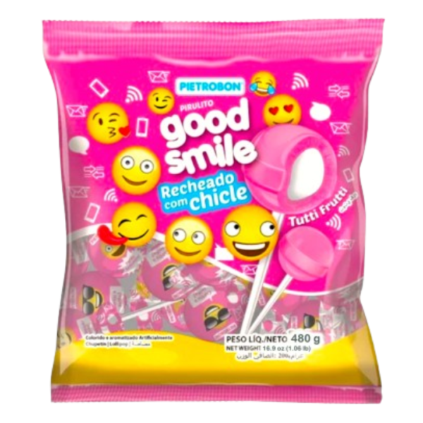 Chupa Chupa con Chicle-Good Smile - Pietrobon (480g)