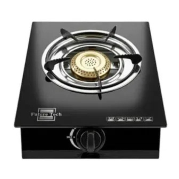 Cocina de Gas-Cristal Templado - Future Tech (1 Hornilla)