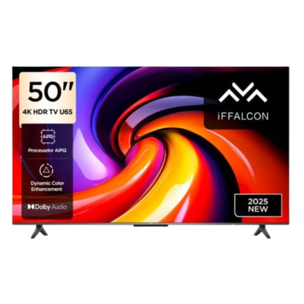 Smart TV 50" - IFFALCON (Incluye Caja Decodificadora y Soporte)
