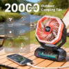 Ventilador Portátil (20000mAh) Ventilador Portátil de Camping (20000mAh)