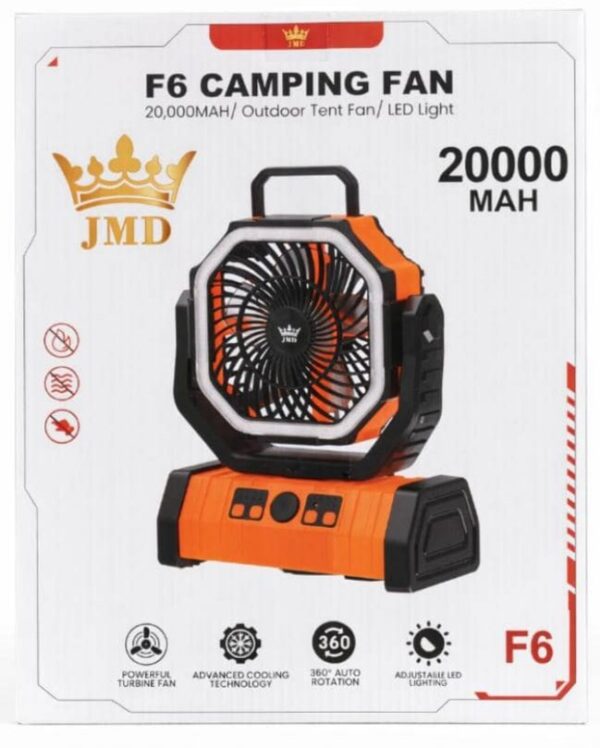 Ventilador Portátil de Camping (F6 20000mAh)