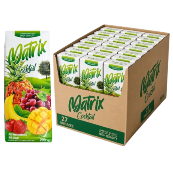 Caja de Jugo de Cóctel - Matrix (27U x 200ml) Caja de Jugo de Cóctel - Matrix (27U x 200ml)