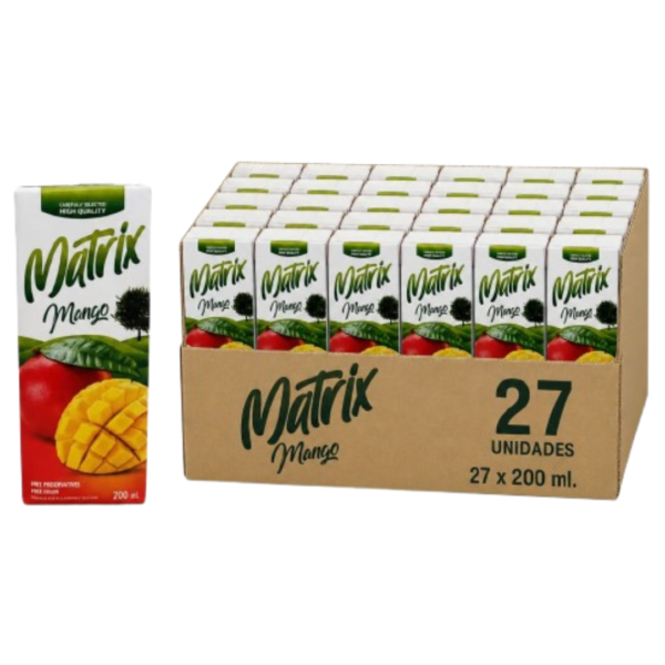 Caja de Jugo de Mango - Matrix (27U x 200ml) Caja de Jugo de Mango - Matrix (27U x 200ml)